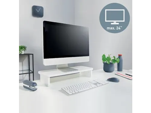 Ergo monitorstandaard, wit