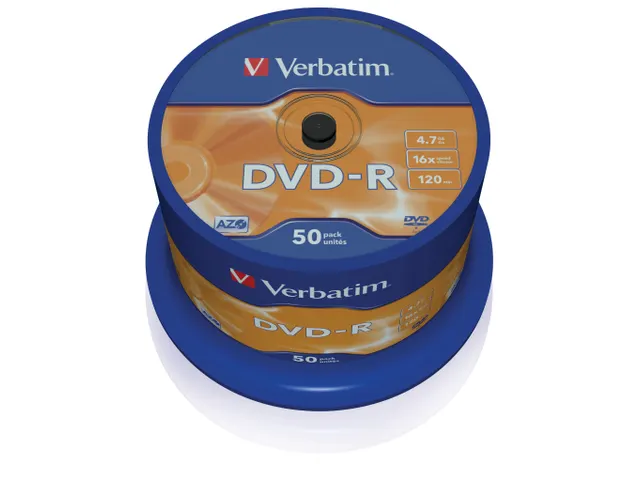 DVD-R 4.7Go 16x 50 pièces
