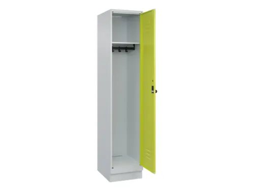 locker,HxBxD 1950x400x500mm,1vak,vak B 400mm,draaigrendel,sokkel