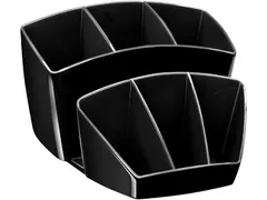 Mineral by Cep pennenbakje 8 vakjes zwart