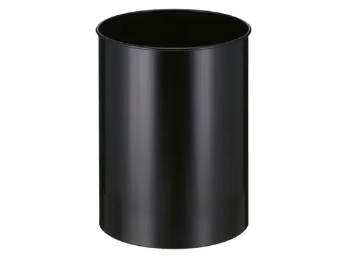 Papierbak Vepabins rond 30 liter Zwart