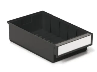 ESD-stellingbak,HxBxD 82x186x300mm,PP,zwart - 2