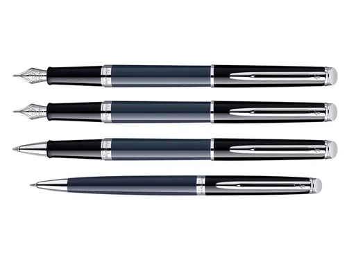 Vulpen Waterman Hémisphère Colour Blocking black en blue CT medium