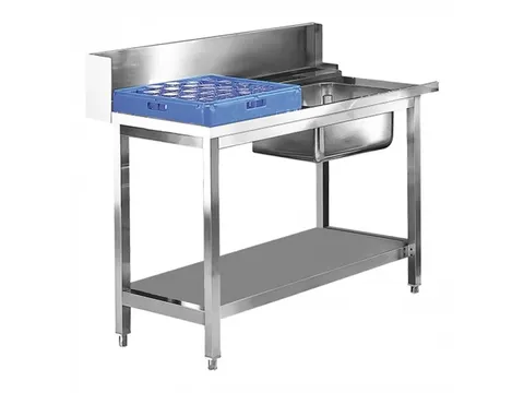 Modular Voorspoeltafel Aan-Afvoer Links 120cm