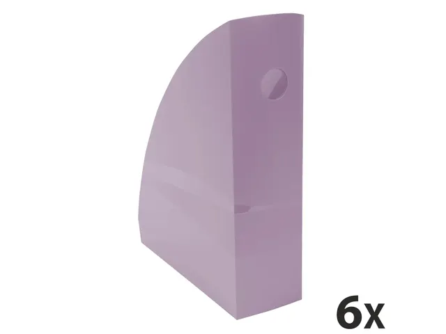 Porte-revues Mag-Cube Aquarel - Mauve