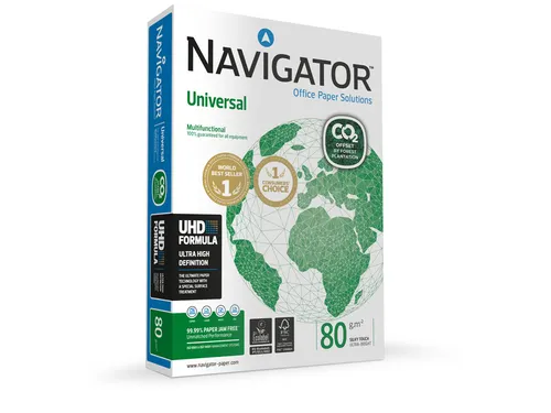 Kopieerpapier Navigator Universal CO2 Neutraal A4 80 Gram Wit 500vel