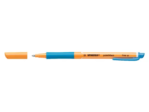 Rollerpen Stabilo Pointvisco Lichtblauw 0.5Mm