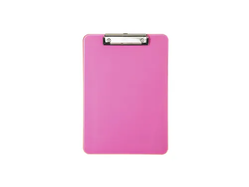 Klembord MAUL A4 staand transparant PS neon roze