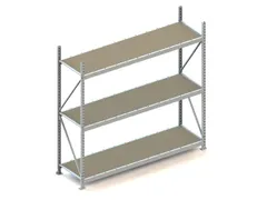 Breedvakstelling Basisveld 2200x2200x650mm 3 Houten Legborden 600kg