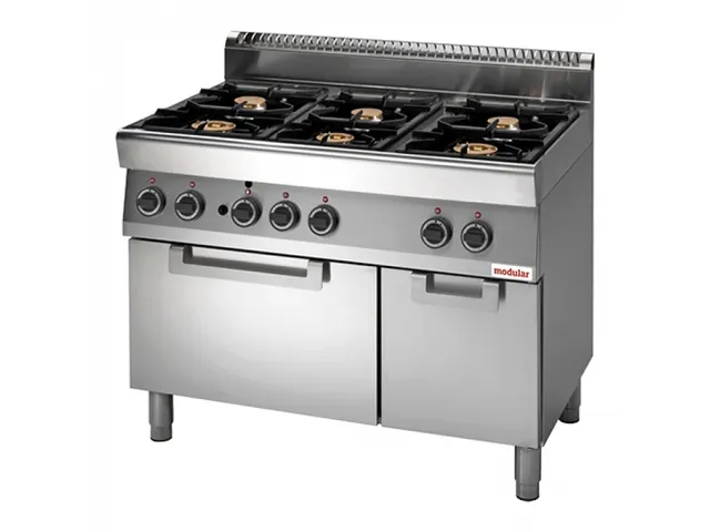 Modular 700 Gas 6-pits fornuis - gas oven