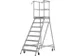 escalier mobile,roulant,estrade H 1,95m,8marches a. revêtement R13,al