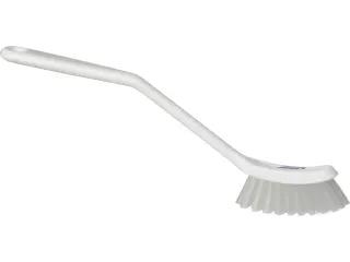 Smalle Afwasborstel Vikan 290mm Wit medium vezel - 1
