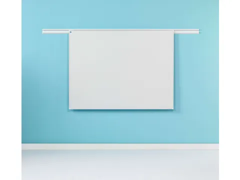 PartnerLine Rail Projectiebord Mat Wit 118x157cm 4:3