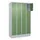 lockerkast,HxBxD 1950x1200x500mm,4x4vakken,vak B 300mm,cil.-slot