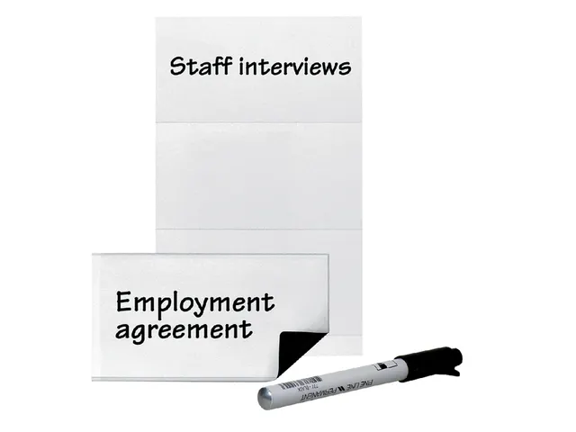 Etikethouder Djois 55x102mm magnetisch transparant 3 stuks