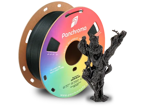 Polymaker Panchroma PLA Satin filament Zwart 1,75 mm 1 kg