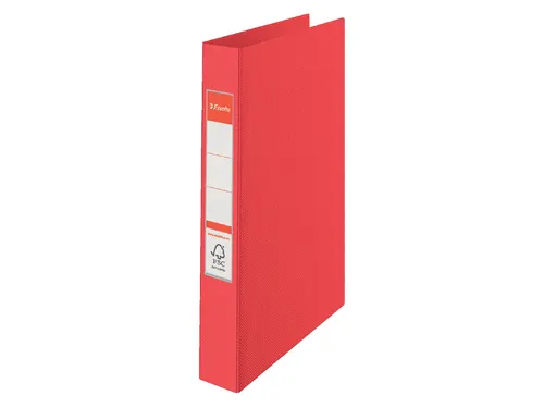 Ringband Esselte Vivida A4 19mm 30% gerecycled PP folie rood