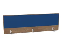 opzetpaneel,v. bureau,aanbouw achter,B 1800mm,NT-cherry,BN6016-blauw