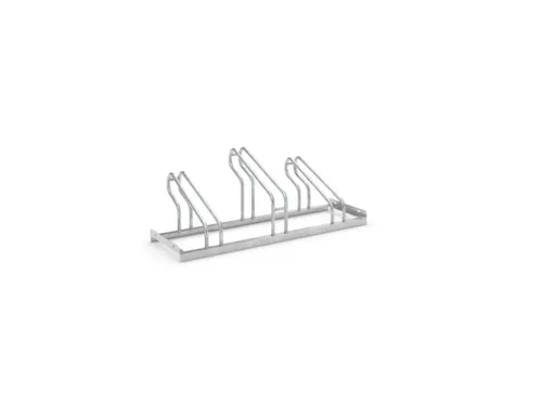 Fiets-Beugelrek L 1050Mm 3Plaatsen Enkelzijdig Gelast Verzinkt