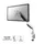 Newstar Monitorarm 1 Scherm 32 Inch Wit Gasveer
