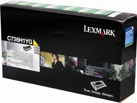 C736H1YG LEXMARK C73x/X73x toner yellow