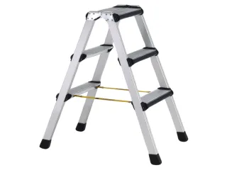 staande trap,NL,beide zijden,2x3treden,m. bekleding,Stand H 0,84m - 1