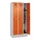locker,HxBxD 1950x900x500mm,3vak,vak B 300mm,draaigrendel,sokkel