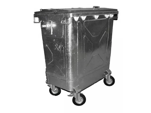 Staalverzinkte container 770 liter