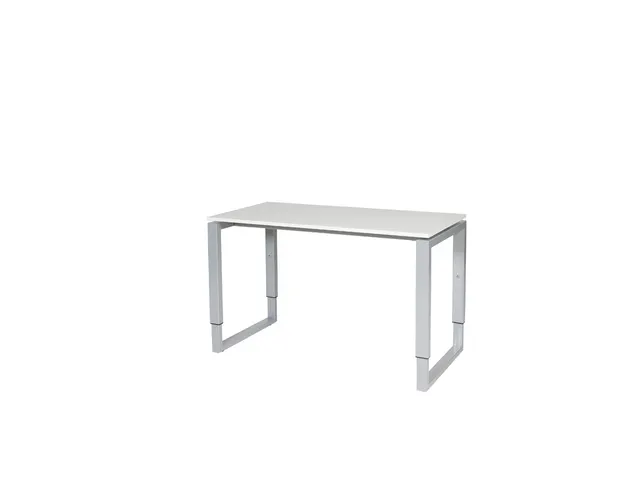 Domino Plus Bureau Hoogte Verstelbaar 1200x600mm Grijs 25mm Alu O-Poot