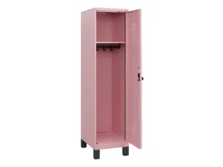 schoollocker,HxBxD 1630x400x500mm,1vak,vak B 400mm,draaigrendel,voeten - 1