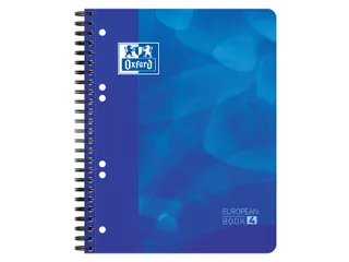 Projectboek Oxford A5+ Scribzee 6-gaats Lijn 120vel Blauw - 1