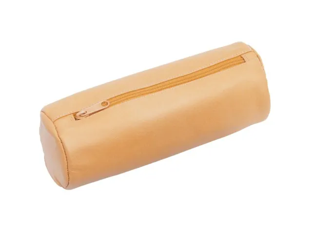 Pennenetui Alassio, XXL, echt leer naturel kleur