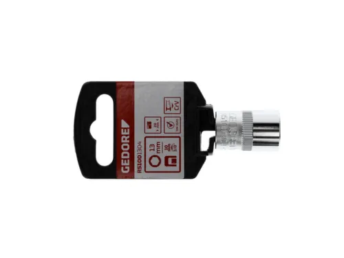 GEDORE RED R51001304 Dopsleutelbit 3/8 inch zeskant 13mm lengte 28mm