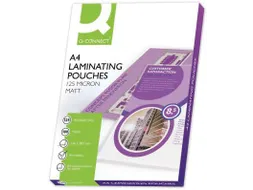 Lamineerhoes A4 Mat Transparant 216x303mm 2x125 Micron Doos 100 stuks