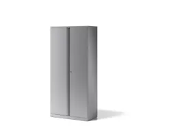 kantoorkast openslaande deuren HxBxD 1970x914x470mm Stalen Zilverkleur