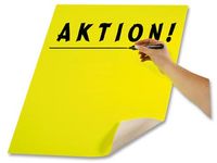 Fluokarton Citroengeel 48x68cm 380gr