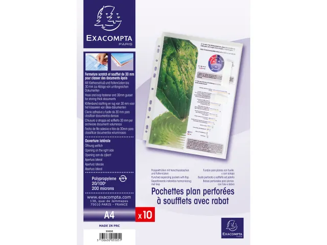 PK 10 Geperf/balg gl ad PP open zijk. A4