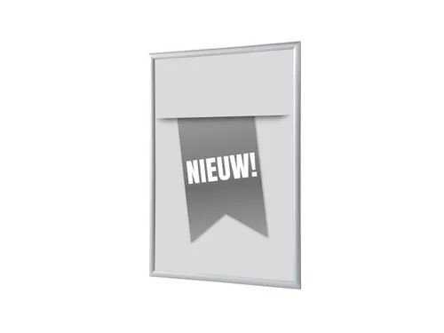Kliklijst A1 complete set met print "NIEUW" Grijs