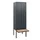 locker met bank,HxBxD 1950x600x815mm,2vak,vak B 300mm,cil.-slot