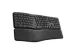 OUTLET Trust Keyra Draadloos Ergonomisch Toetsenbord Zwart QWERTY US