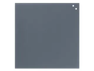 Glasmagneetbord Naga 45x45cm grijs - 1