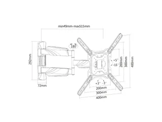 TV wandsteun ACT Full motion 23 tot 55 inch VESA - 7
