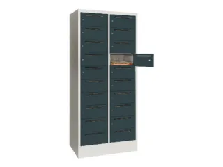 Postsorteerkast 1850x830x500mm 2x10 Vakken Ral7035 Front Ral7016 - 1