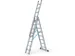 échelle télescopique polyvalente,3x8 échelons,lisse L 2,42-5,25m,al