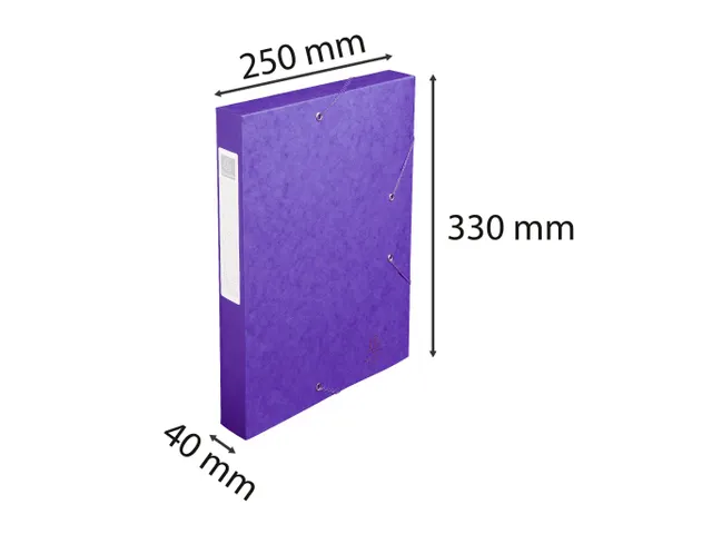 CARTOBOX glanskarton rug 40mm lila