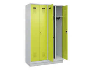 locker voor scheiding van kleding,HxBxD 1950x1200x500mm,4vak - 1