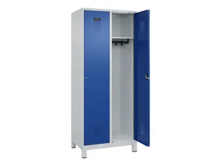 locker,HxBxD 1950x800x500mm,2vak,vak B 400mm,cil.-slot,voeten - 2