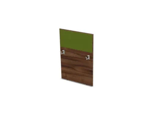 baliepaneel v. bureau aanbouw rechts NP-tiepolo nut BN7048-groen 800mm