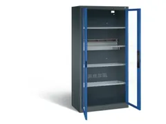 acculaadkast 1950x930x500mm 5stekkerdozen 230V cil.-slot front RAL5010