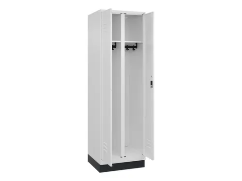 locker voor scheiding van kleding,HxBxD 1950x600x500mm,2vak